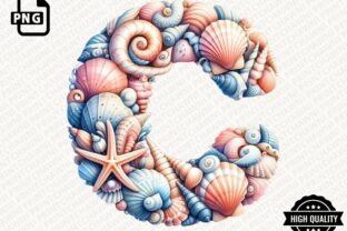 Watercolor Summer Alphabet Clipart PNG Graphic by Simo Creative Studio ...