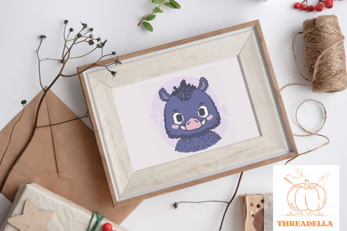 Wild Boar Cross-Stitch Pattern