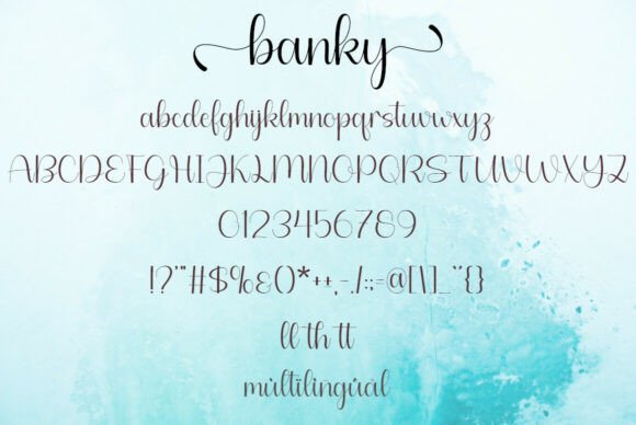 Banky Font - Preview 5