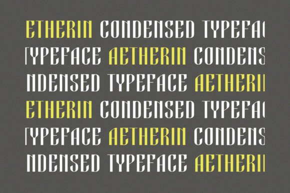 Aetherin Font - Preview 3