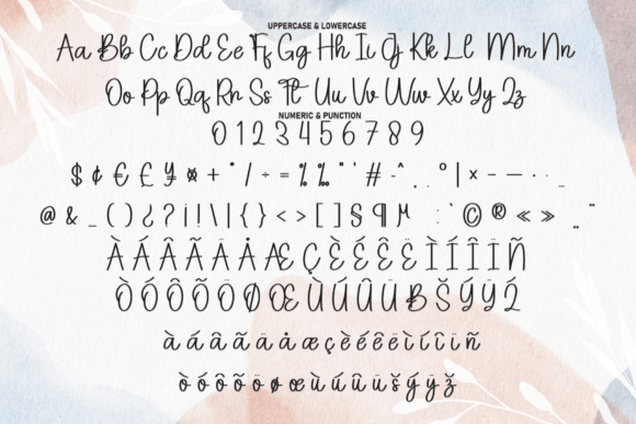Backgrounds Font - Preview 6