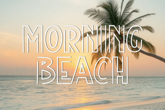 Beach Font - Preview 2