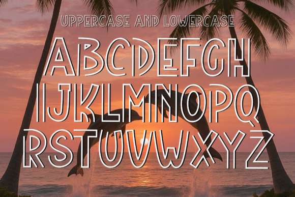 Beach Font - Preview 3