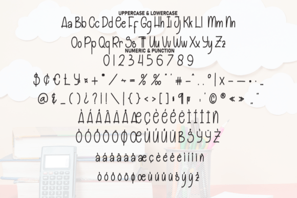 Bubble Homework Font - Preview 6