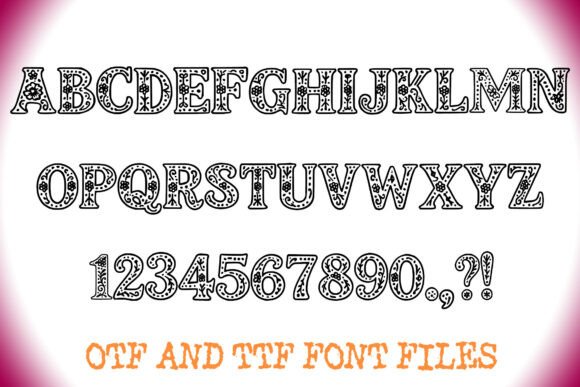 Carnival Day of the Dead Font Font - Preview 1