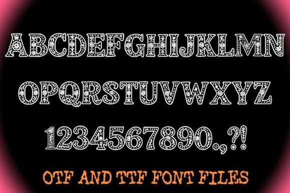Carnival Day of the Dead Font Font - Preview 2