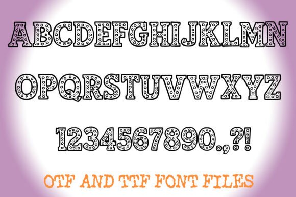 Circus Lights Font - Preview 1