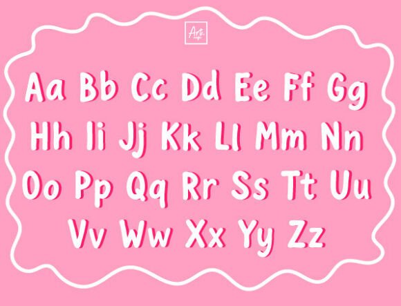 Cute Doodle Font - Preview 1
