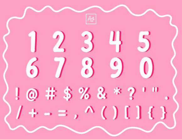 Cute Doodle Font - Preview 2