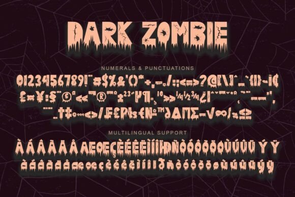 Dark Zombie Otf Font - Preview 5