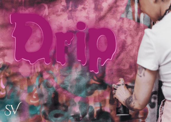 Dripping Wet Font - Preview 4