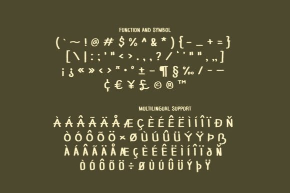 Enymany Font PNG with transparent background - Preview 3