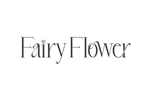 Fairyflower Font PNG with transparent background - Preview 1