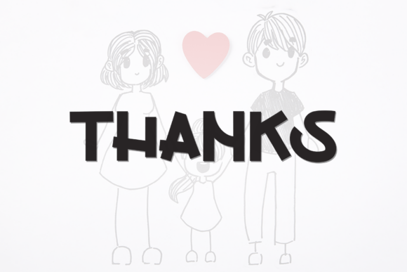Family Doodle Font - Preview 5
