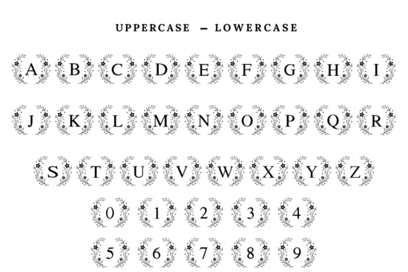 Flora Crest Font - Preview 5