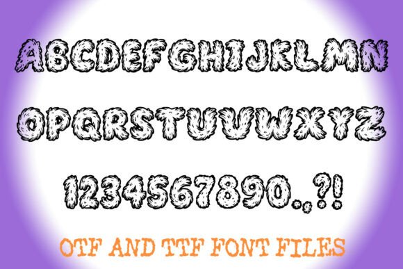 Fluffy Tail Font - Preview 1