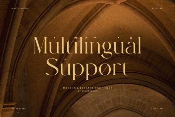 Golden Century Font PNG with transparent background - Preview 6