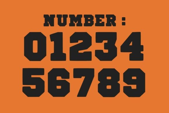 Golden Outline Font PNG with transparent background - Preview 4