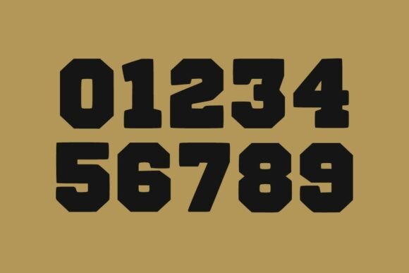 Golden Sport Font PNG with transparent background - Preview 5