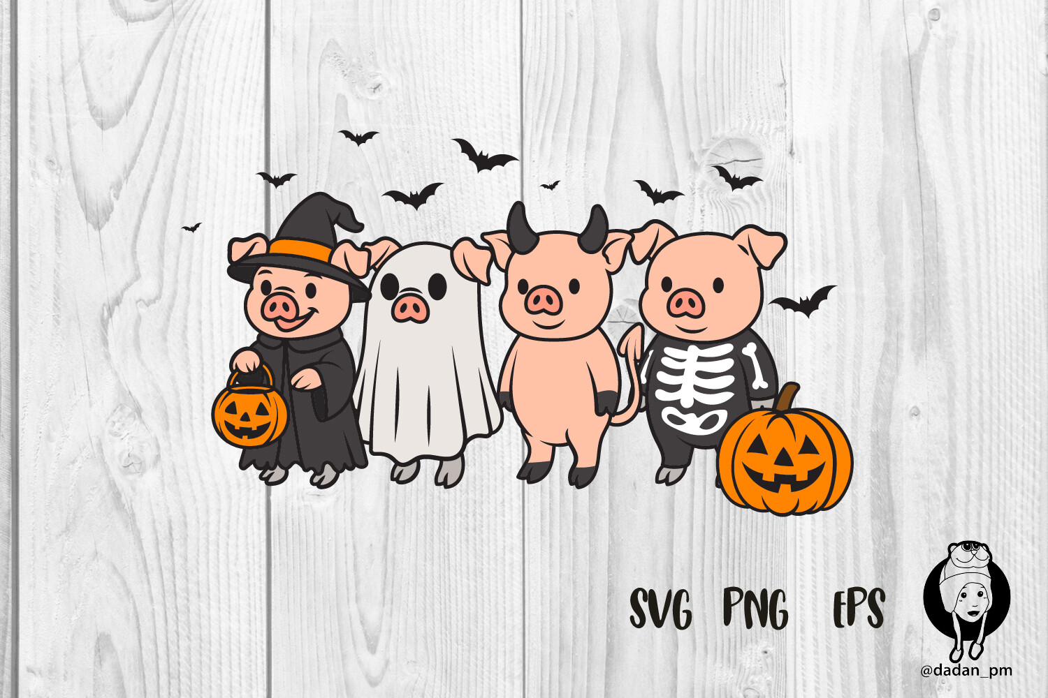 Halloween Pig Svg Graphic by dadan_pm · Creative Fabrica