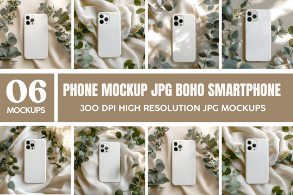 IPhone Screen Double Mockup Bundle 6