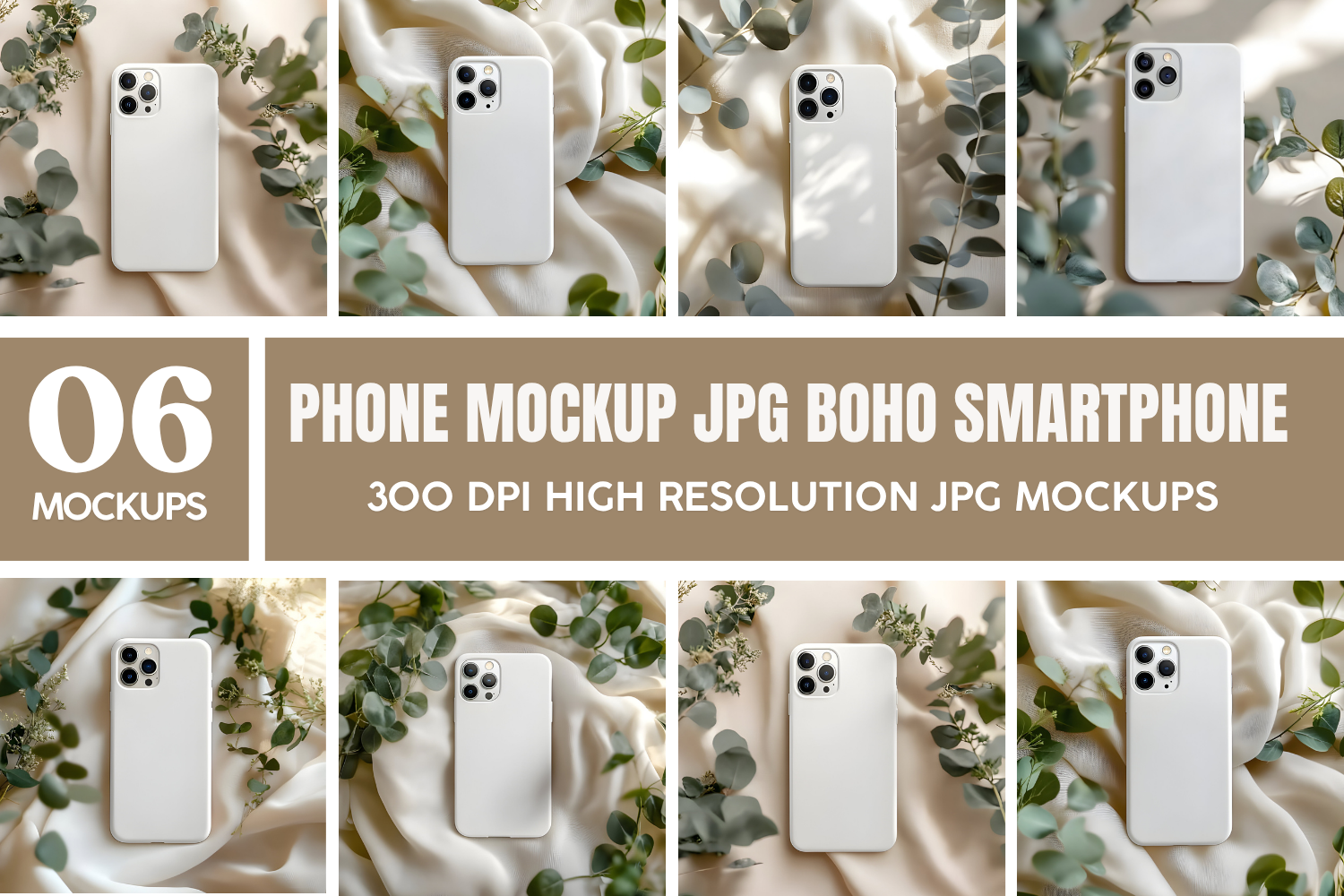 IPhone Screen Double Mockup Bundle 6