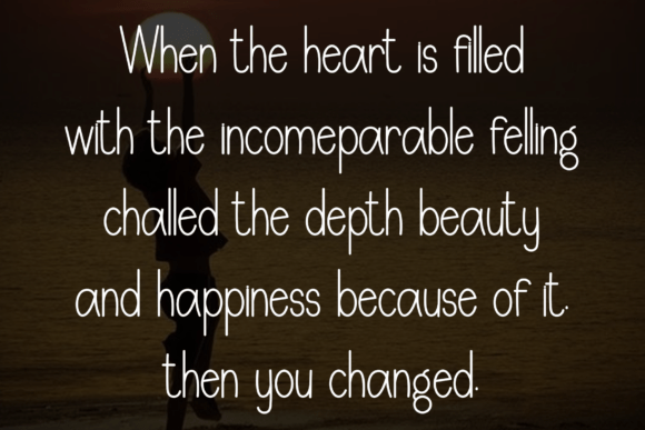 Love Home Font PNG with transparent background - Preview 5