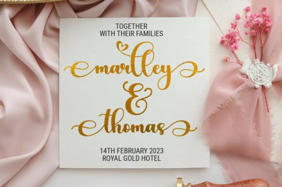 Maddison Thick Font PNG with transparent background - Preview 2