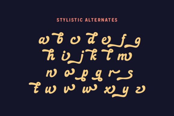 Mayke Regular Font PNG with transparent background - Preview 6