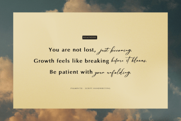 Palmintte Font PNG with transparent background - Preview 4