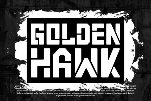 Red Border Stencil Font PNG with transparent background - Preview 4