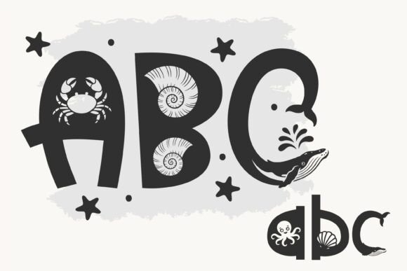 Sandy Wink Sea Font PNG with transparent background - Preview 3