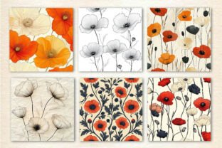 Seamless Boho Line Art Floral Background Graphic by Precision Patterns ...