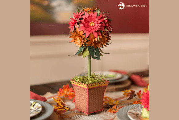 Thanksgiving Topiary Svg 3d Svg 1
