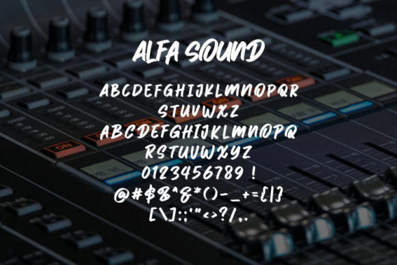 Alfa Sound Font - Preview 2