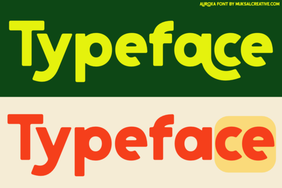Auroxa Font - Preview 1