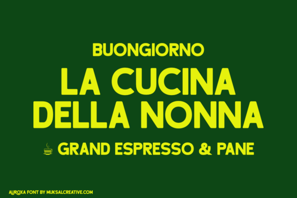 Auroxa Font - Preview 3