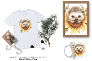 Autumn Hedgehog Clipart Graphic by Markicha Art · Creative Fabrica