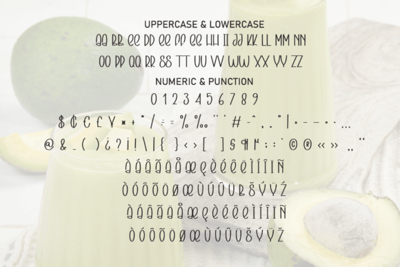 Avocado Juice Font - Preview 6