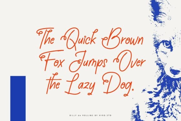 Billy De Rollins Font - Preview 4