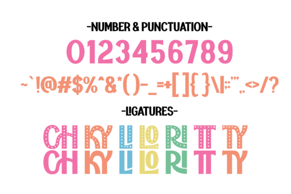 Chunky Student Font PNG with transparent background - Preview 2