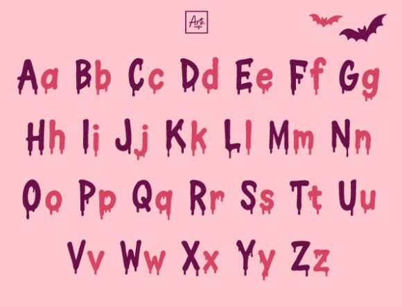 Creepyhalloween Font PNG with transparent background - Preview 1