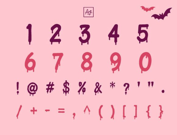 Creepyhalloween Font PNG with transparent background - Preview 2