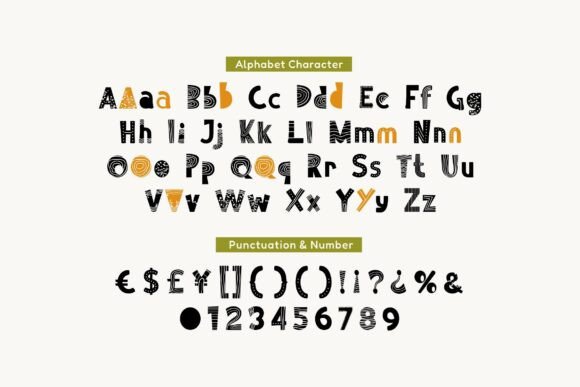 Happy Zone Font PNG with transparent background - Preview 4