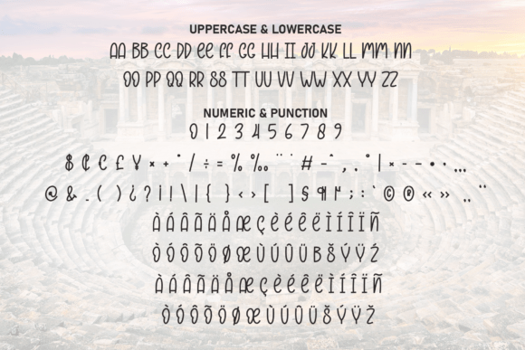 Historical Font PNG with transparent background - Preview 6