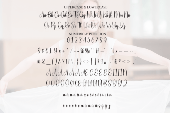 Kids Graceful Font PNG with transparent background - Preview 6