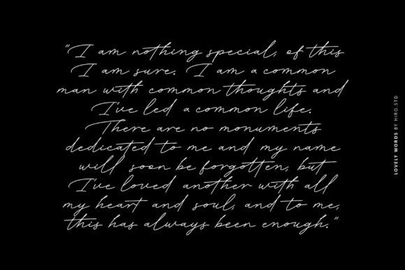 Lovely Words Font PNG with transparent background - Preview 5
