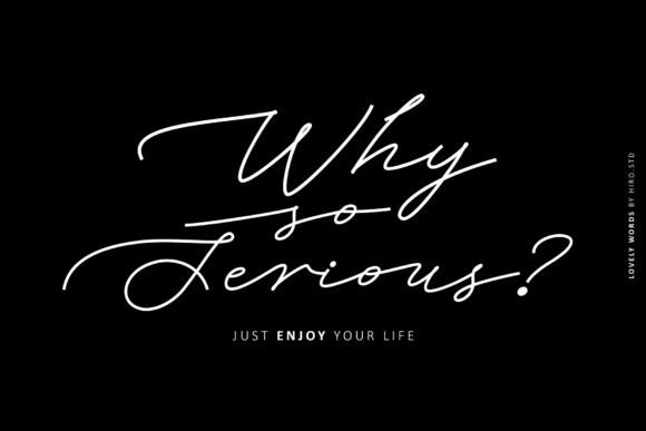 Lovely Words Font PNG with transparent background - Preview 6