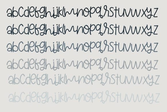 Melancholy Font PNG with transparent background - Preview 4