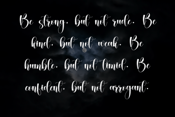 Midnight Font PNG with transparent background - Preview 3